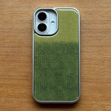 TWO - TONE MOHAIR EPOXY CASE - GREEN