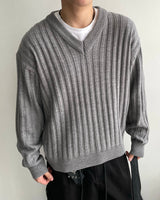 Frame V-neck Crop Knit