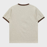 MELLOW DREAM Unicorn Ringer Half Sleeve T-shirt