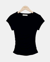 Bonir Side Shirring Short-Sleeve T-Shirt