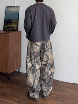 Curved Tree Wide Pants (2color) (No.1002)