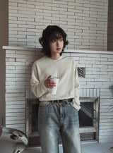 Vide Ribbed V-Neck Knit