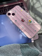 [MADE] Chain sunflower flower resin cell phone case