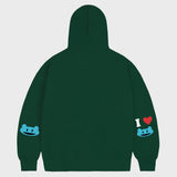 [UNISEX]エルボーアイラブフーディー