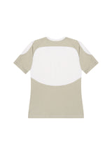 カラーブロッキングTシャツ(Khaki)