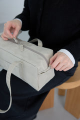 コンパクトダッフルバッグ (light beige)