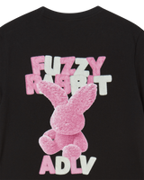 25FW WOMAN ファジーフォントラビット半袖Tシャツ