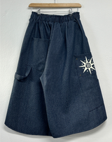 サニーサイドアップ 🖤✨ストライプカーペンターバルーンデニム 💙2COLOR