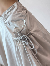 Muti Shirring Pocket H-Line Long Wide Skirt 4color