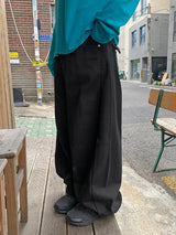 Anji Cotton Wide Pants