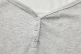 Hazel Layered Button T-shirt