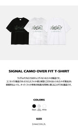 シグナルカモオーバーフィットTシャツ (3color)