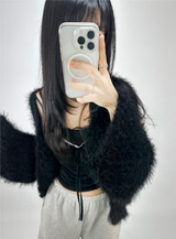(SOFT-FIT♥) 5 COLORS マイフォームソフトデイリールーズフィットニットカーディガン