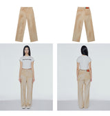 Fade-wash denim wide-leg jeans