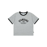 BUILT STANDARD Cool Cotton Crop Ringer Short Sleeve (SRCSTD-0256)
