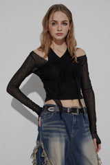DOUBLE SLEEVELESS TOP