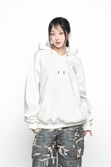 25SS NOISE MOTION LOGO HOODIE IVORY