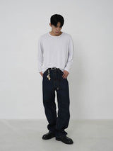 Silket U neck layered sleeves 4color