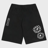 【UNISEX】ひまわり柄バミューダスウェットショーツ