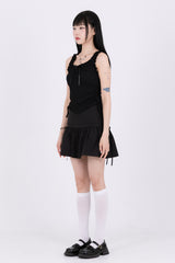 Shirring Lace Sleeveless