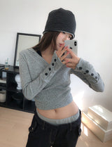 Rhapsody Ribbed Hoodie Knit