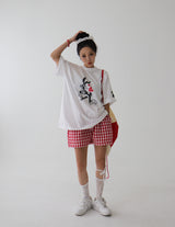 バニバニオーバーサイズフィット半袖Tシャツ