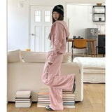 LOGO STITCH REGULAR FIT HOOD ZIPUP