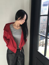 Labo High Neck Hooded Zip-Up (7c)