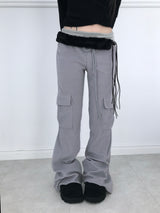 baby cargo fur bootcut pt(2color) 