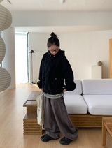 [unisex] Salle Cotton Hood Zip-Up Jacket