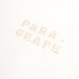 PARAGRAPH TONAL EMBROIDERY T SHIRT - OFF WHITE