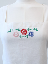 needlepoint apron dress 