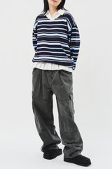 Tora Open Striped Knit (3color)