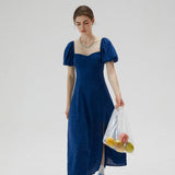 Blair heart neck long dress