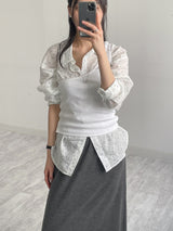 Flower Asa Over Fit Shirt