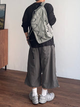 Strap Utility Nylon Bermuda Pants (3color) (No.968)