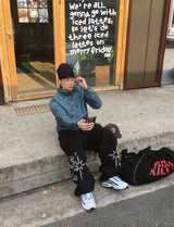 No.1679 ツインエンブレムストリングパンツ