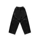 FAITH FADE - Raw Edges Baggy Pants