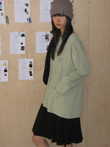 STARRY DOUBLE SLEEVE T (GREEN TEA)