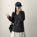 Pearlo Stripe Dangara Cara Long Sleeve T-shirt