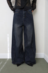 Ley line wide denim