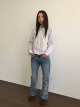 ミラチェックシャーリングシャツ (2color)