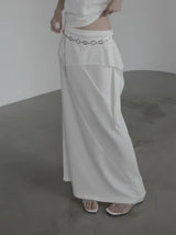 Lucent Layered Long Skirt