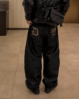 Prime nine wide denim pants
