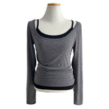 Roana Layered Camisole Long Sleeve Set