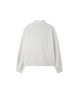 [DOJINOI] MUTE CROP SHIRTS WHITE