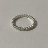 (silver925) ウォータードロップキュービックリング *silver