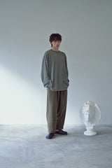 2-LAYER MICRO FLEECE SWEAT PANTS (Khaki)