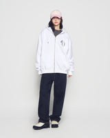 25FW A シンボルサークルナッピングフーディージップアップ