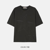 Layered スター ウォッシュドトップス (3color)